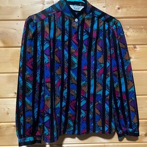 1970’s Vintage Jewel toned Blair Blouse